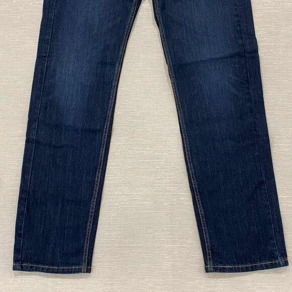 Levi's 505 Jeans Mens 30 x 32 Straight Leg Regular Fit Dark Wash Denim Pants - Picture 12 of 16